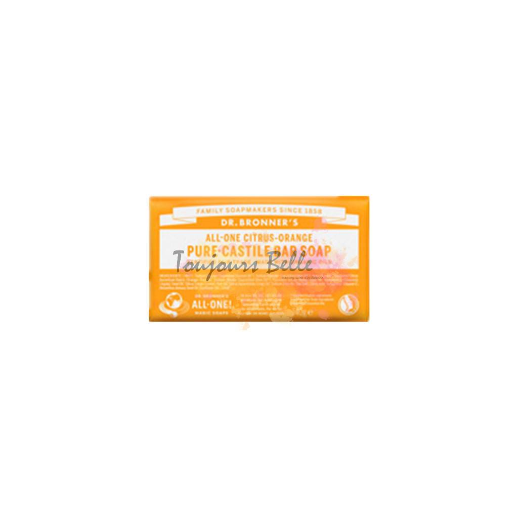 Buy DR BRONNER'S Pure Castile Bar Soap Citrus Orange, Earn Points ...